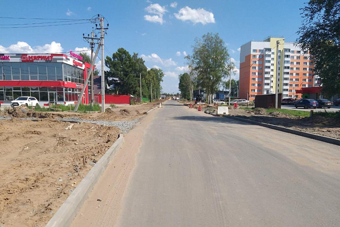 Строительство улицы Торфяной в Кирове ведется с опережением графика